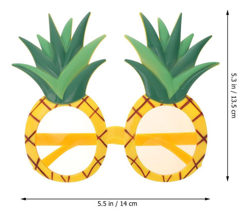 Lentes De Cotillón Motivo Piña / Anana 1