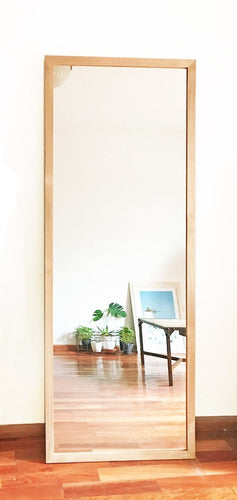Solid Wood Rectangular Mirror 147x47 Living/Bedroom 1
