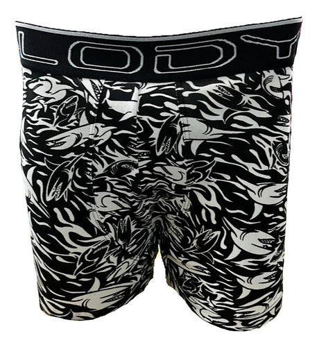 Lody Men Printed Cotton Boxer Shorts for Men 56