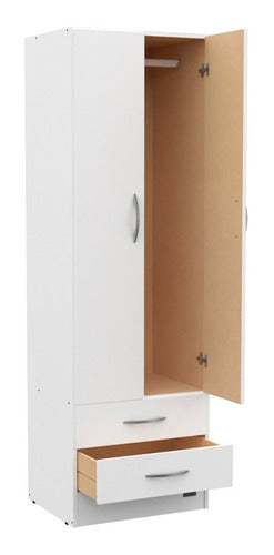 Mosconi Placard 2 Doors 2 Drawers Super Express White 56328 Luico 0