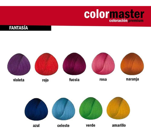 Kit Coloration Fidelite 12 Tinturas + Oxidizing Agent + Shampoo and Mask 5