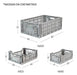 AY-KASA Foldable Stackable Midi Container Basket 237