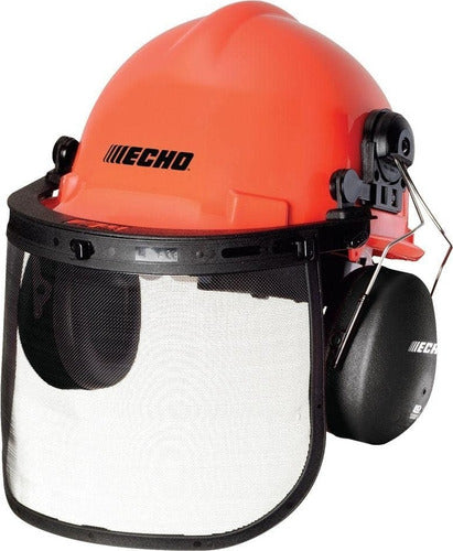 Echo Safety Helmet with Hearing Protectors for Chainsaws 0