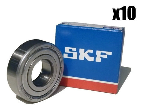 SKF 6301 ZZ C3 Ball Bearing (12mm X 37mm X12mm) Metal Shielded 10 Pack 1