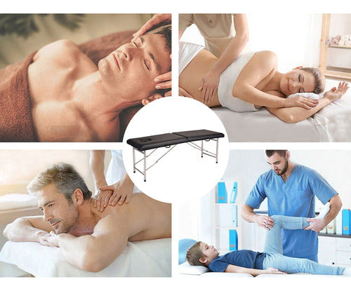 HTS Maldonado Professional Massage Table Set with Carrying Case + Relax Massager 2