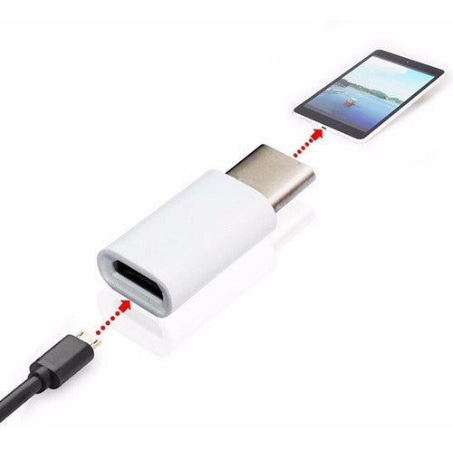 LOGO Micro USB to USB Type-C Adapter 0