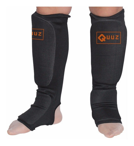 Quuz Mma Tibiales Guantes Gel Protector Tibia Y Empeine Box 2