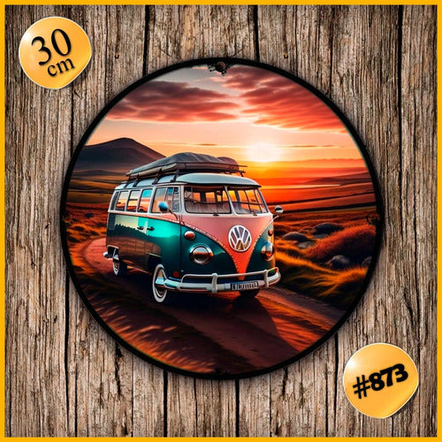 Vintage Decorative Picture Volkswagen Surf Beach 1