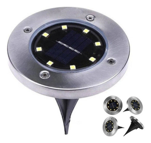 Zow Solar Garden Light Recessed 8 LED 0