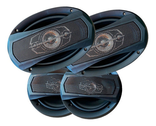 XLINE Premium 6x9 and 6 Inch Car Speaker Set 1