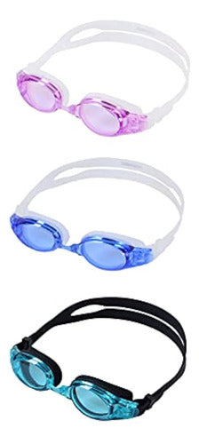 Yuenree Unisex-adult Swim Goggles - 3 Pack 0