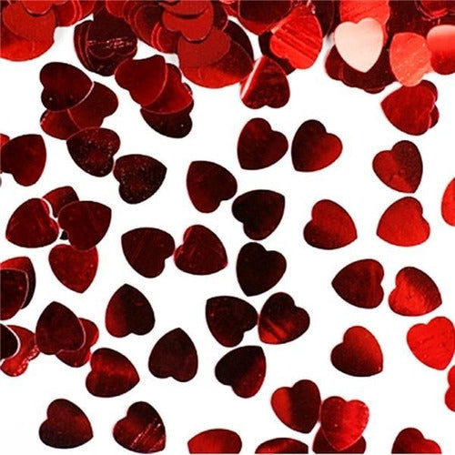 Manzana Cotillon Papel Confetti Corazones - San Valentin - Enamorados - Deco 0