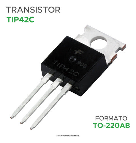 Kit 100 Peças Transistor Tip42c = Tip 42c = Tip42= Tip-42c 3