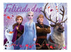 Cartel Feliz Cumpleaños Frozen Producto Oficial Cotillon 0