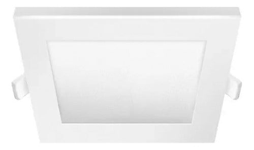 Jeluz Panel Cuadrado Embutir Led 12w Frio 0