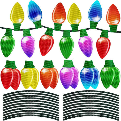 90shine Christmas Car Lights Garland Magnets 0