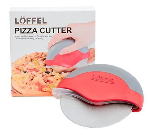 Loffel Pizza Cutter Wheel Slicer Calidad Alimenticia Heavy 2