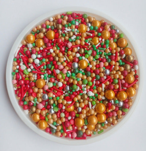 Darcy Shine Perlas Mix 100g Reposteria Comestibles Navidad Sprinkles 1