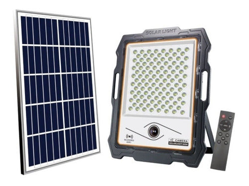 Reflector Solar Led 400w C/ Camara Wifi C/ Control Sol_238 0