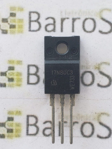 Transistor 17n80c3 (to220f)  Novo E Original 1