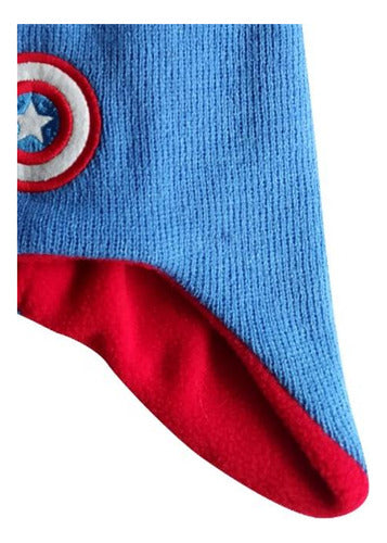 Marvel Gorro Niños Teens Pompon Capitán América 4