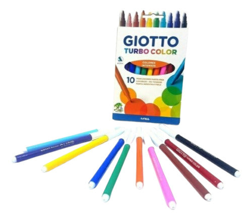 Giotto Markers Color X 10 Turbo Indestructible Tip 0