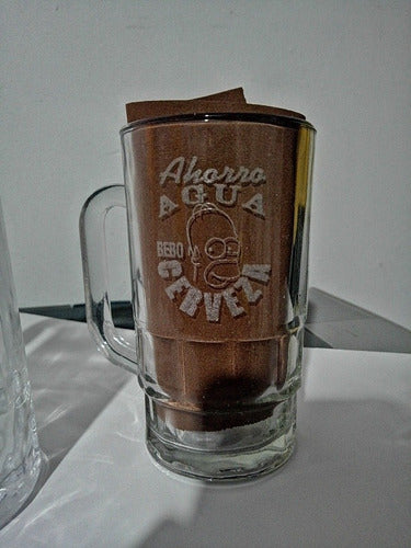 Jarra Cerveza Personalizada, Grabada 2