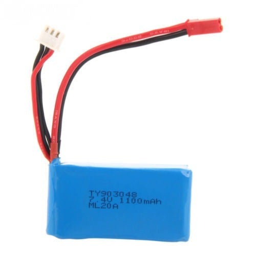 ¡nos! 7.4v 1100mah Batería + Equilibrio Cargador Repuesto Pa 1