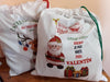 Bolsa Costal  Navidad De Tela Personalizada 45cmx45cm 2u. 6