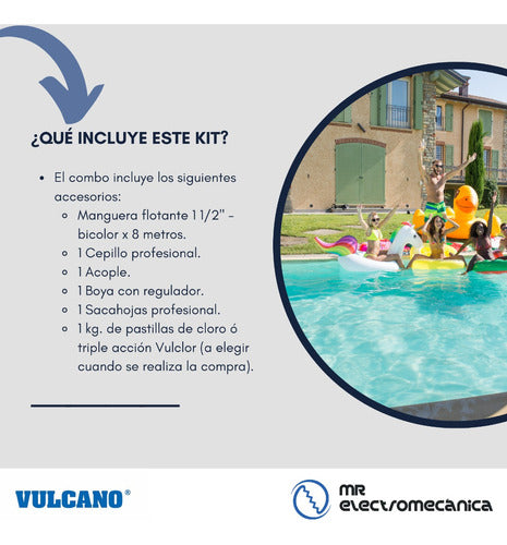 Vulcano Pool Cleaning Kit: Super Complete and Professional 1