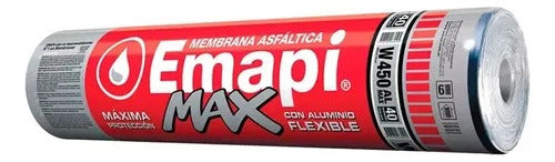 Membrana Asfaltica Aluminio Emapi Max Flexible 40kg W450 0