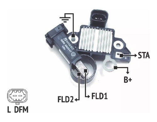 Regulador De Voltaje Alternador Delco Rnd 582947 0