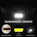 Adjustable LED COB Miner Headlamp White Light 2