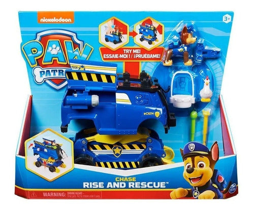 Paw Patrol Transformable Vehicle with Chase 17753 Srj 0