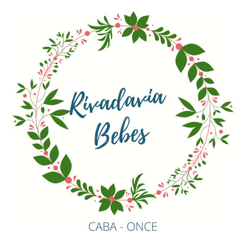 RIVADAVIA BEBES Guillermina Baby Shoe Baptism Natural Size 14 to 16 4