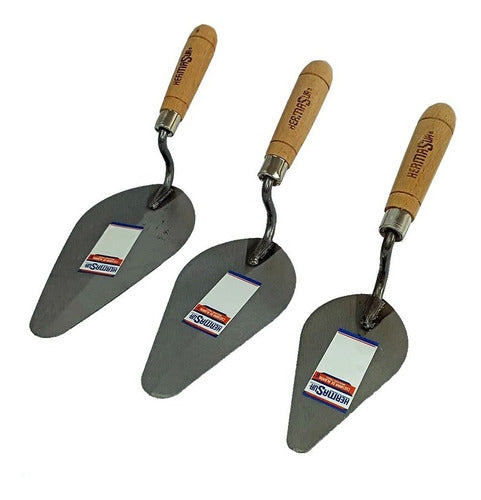 Hermasur® 7" Mason's Trowel Wooden Handle 1