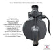 Kushiro GRS100C 100W Sensor Flow 2-Bathroom 6Bar Pressure Pump 1