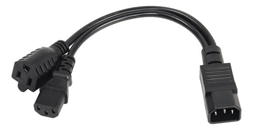 Cerrxian Y Splitter Power Cable C14 to C13 and Nema 0