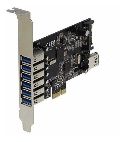 Sedna - Tarjeta Adaptador Pcie 7 Puerto Usb 31 Gen I (5 Gbps 2