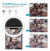 MegaShop Double Ring Selfie Lamp for Cell Phone 3