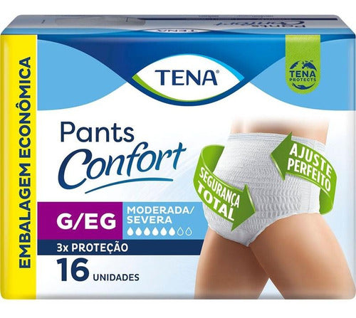 Roupa Íntima Tena Pants Confort G/eg 16 Unidades 0