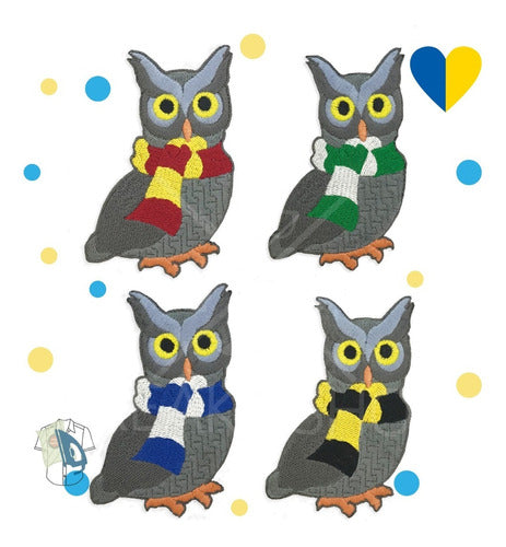 Harry Potter Pack 12 Un Parches Bordados 7 Cm Buho Hp 0