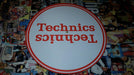 Technics Rojo Y Blanco Slipmat Paño Para Bandejas Latex 5