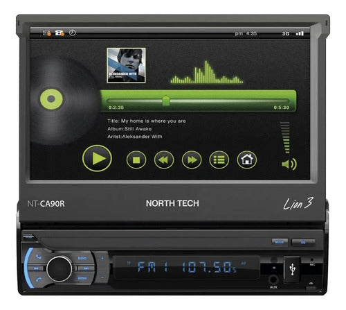 North Tech Radio Lyon 3 - AM/FM MP3 Video Player with Touch Screen 0