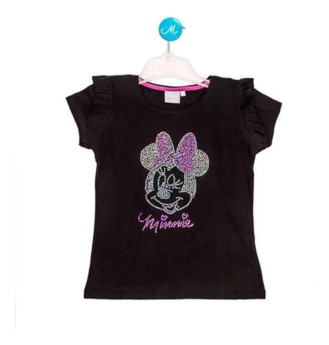 Disney Remera Niña Teens Manga Corta Minnie Mouse Original 6