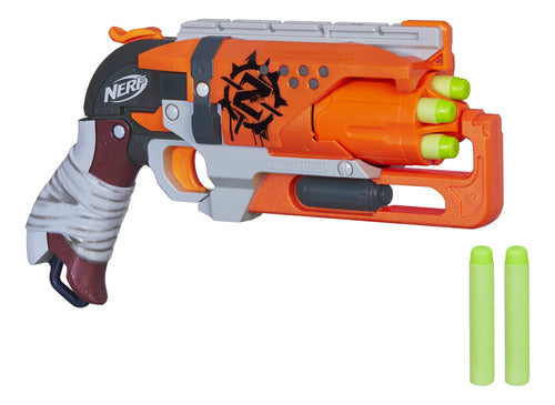 Nerf Zombie Strike Hammershot Blaster Naranja 2