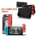 Orzly Nintendo Switch Kit Case + Tempered Glass Protector 7