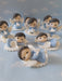 Nubecitas Combo 20 Souvenirs and Cake Decoration Cold Porcelain Baptism 5