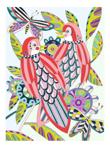 Lamina Coloring Sheets Gallery Birds Djeco 2