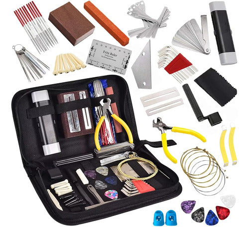 77 Pcs Kit De Mantenimiento De Guitarra Configuración De La 0